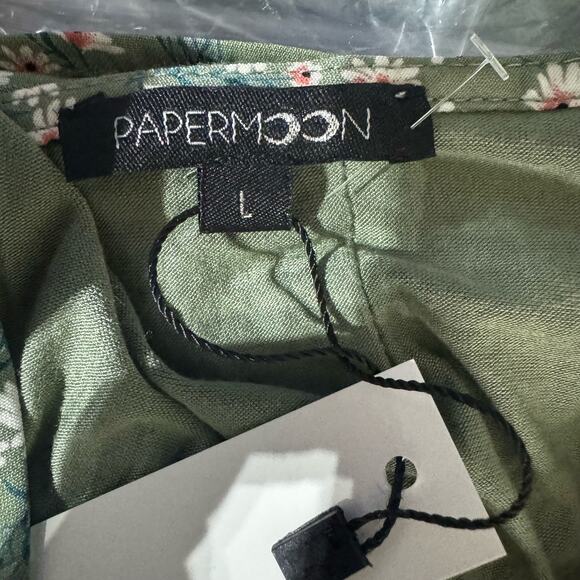 Papermoon Green Ellie Blouse NWT Size XS - Picture 7 of 7